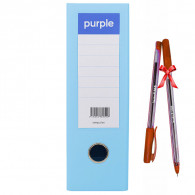 Classeur à Levier Purple Essential Dos 75mm A4 Bleu Ciel En Tunisie