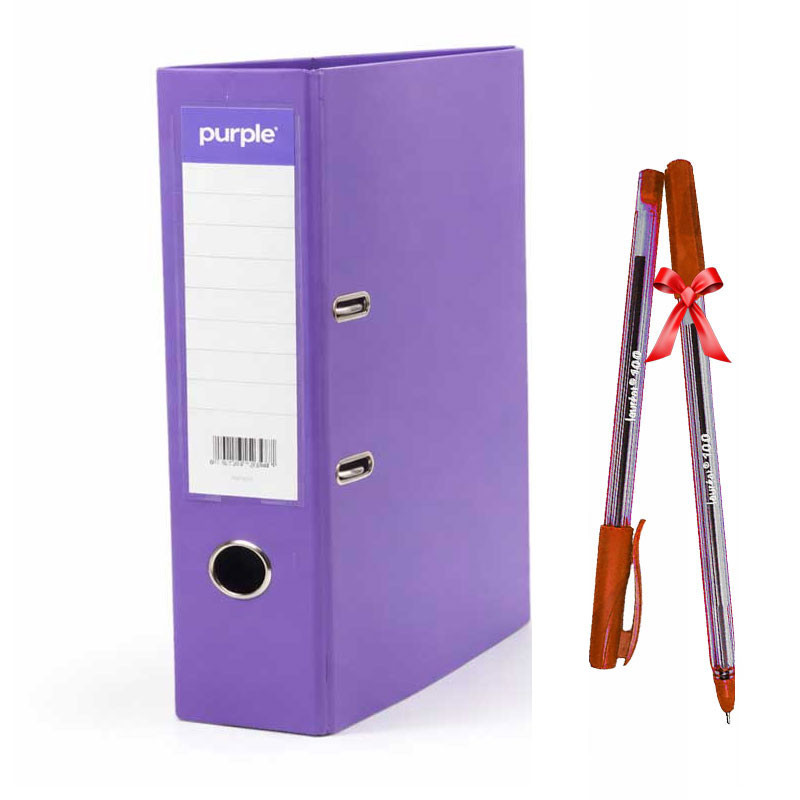 Classeur à Levier Purple Essential Dos 75mm A4 Violet