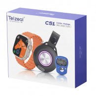 Montre Connectée Telzeal C51 Noir + Haut-Parleur + Sebha Electronique