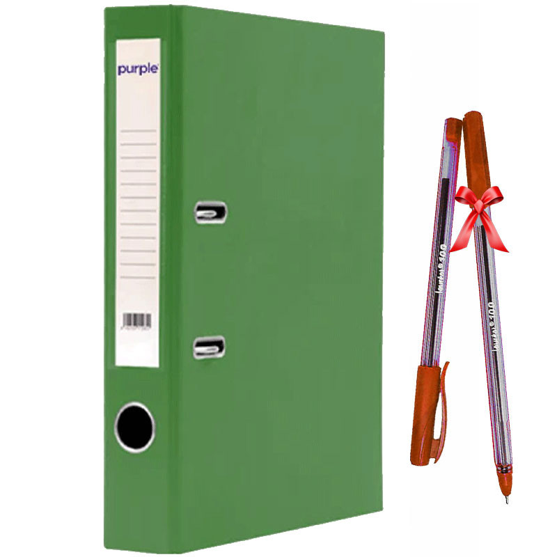 Classeur à Levier Dos 55 Purpule Vert en Tunisie