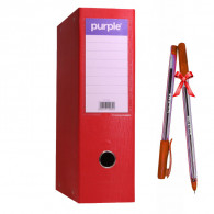 Classeur à Levier Purple Essential Dos 75mm Rouge en Tunisie