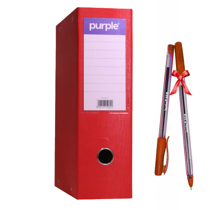 Classeur à Levier Purple Essential Dos 75mm Rouge en Tunisie