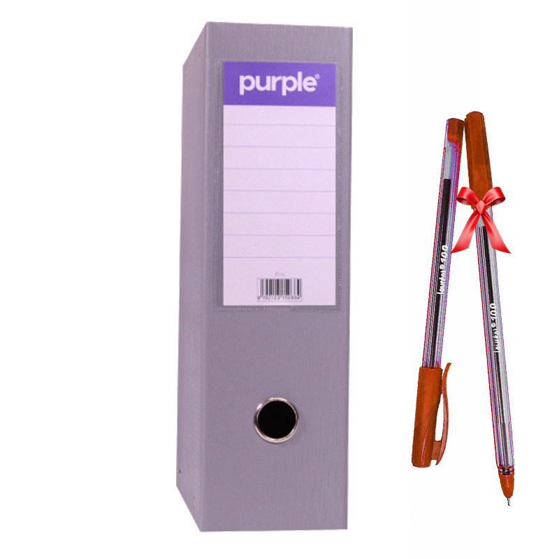 Classeur à Levier Purple Essential Dos 75mm Gris en Tunisie