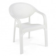 Chaise De Jardin Sotufab Plast Riviera Blanc en Tunisie