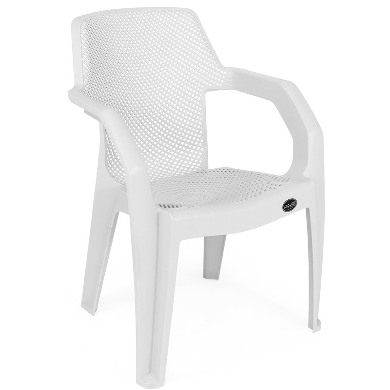 Chaise De Jardin Sotufab Plast Atlas Blanc
