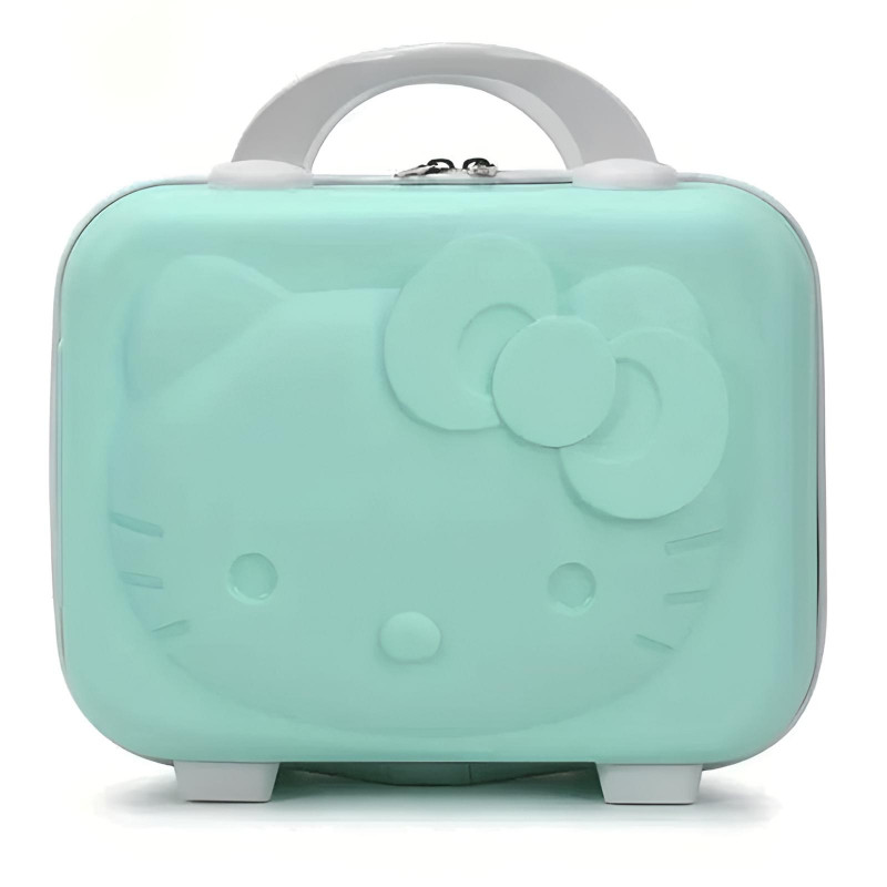 Valise De Maquillage Enfant Hello Kitty Bleu Turquoise