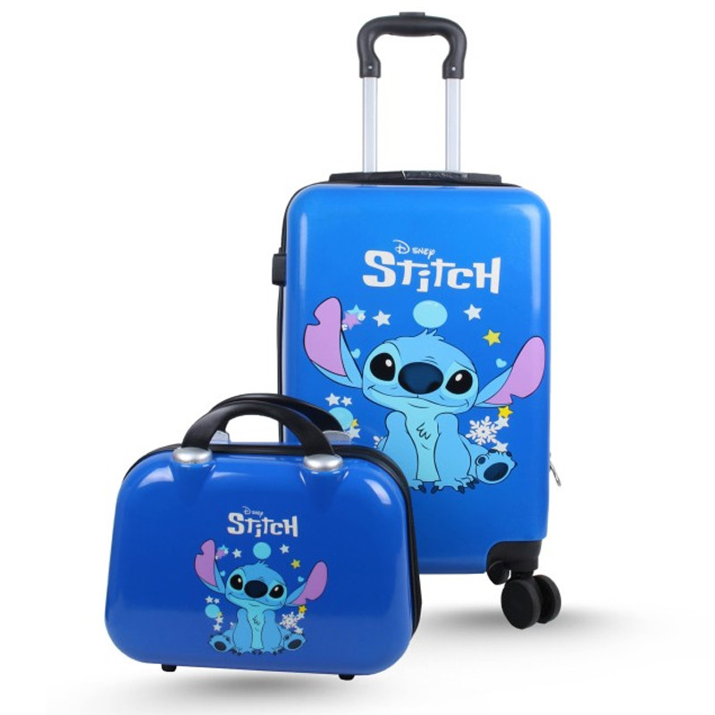 Valise Enfant Ovale Stitch T2 2 Pieces 35 Litres Bleu en Tunisie