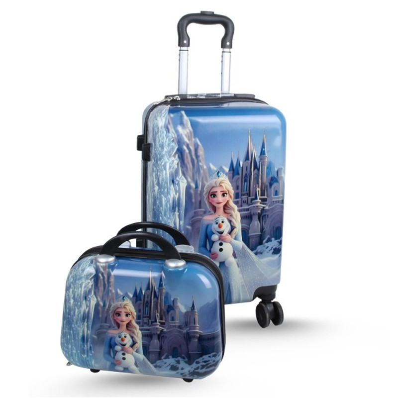 Valise Enfant Ovale Elza T2 2 Pieces 35 Litres Rose en Tunisie