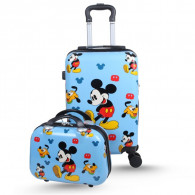 Valise Enfant Ovale Mickey T2 2 Pieces 35 Litres Bleu en Tunisie