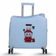 Valise Enfant Disney Carré Labubu 35 Litres Bleu en Tunisie