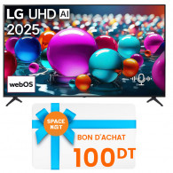 TV LG UA85 55" AI 4K UHD Smart TV Noir en Tunisie