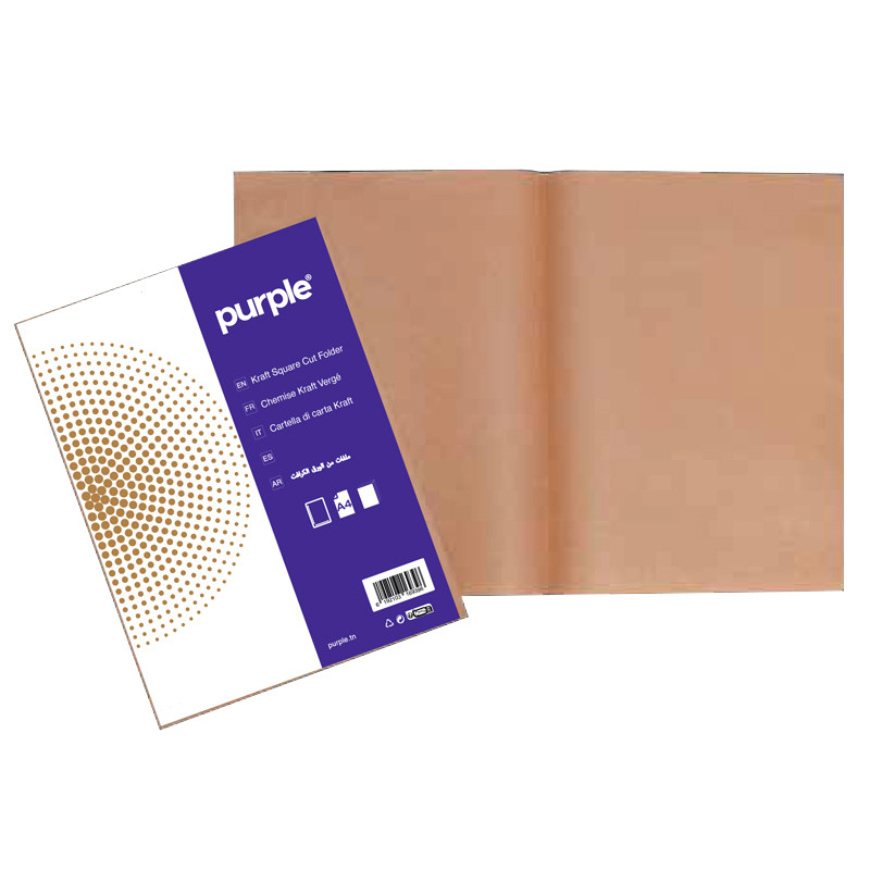 Paquet de 30 Chemises Kraft Purple Essential en Tunisie
