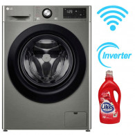 Lave Linge Frontale LG Vivace 9KG - Silver