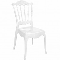 Chaise De Jardin Sotufab Plast Arabesque Blanc en Tunisie