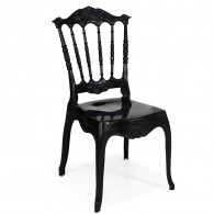 Chaise De Jardin Sotufab Plast Arabesque Noir en Tunisie