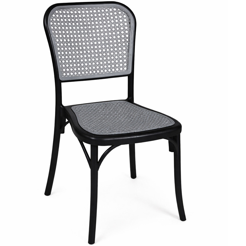 Chaise De Jardin Sotufab Plast Toscana Cannage Gris en Tunisie