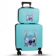 Valise Enfant Disney Carré Stitch 2 Pièces 35 Litres Bleu En Tunisie