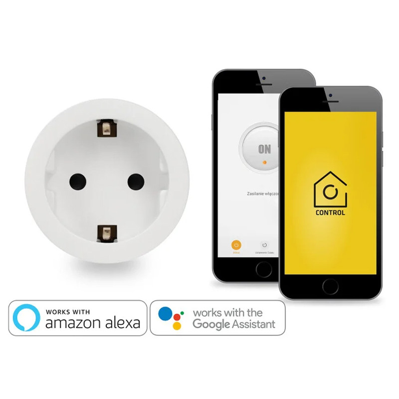 Prise Intelligente Overmax Flow Control Wifi Blanc en Tunisie