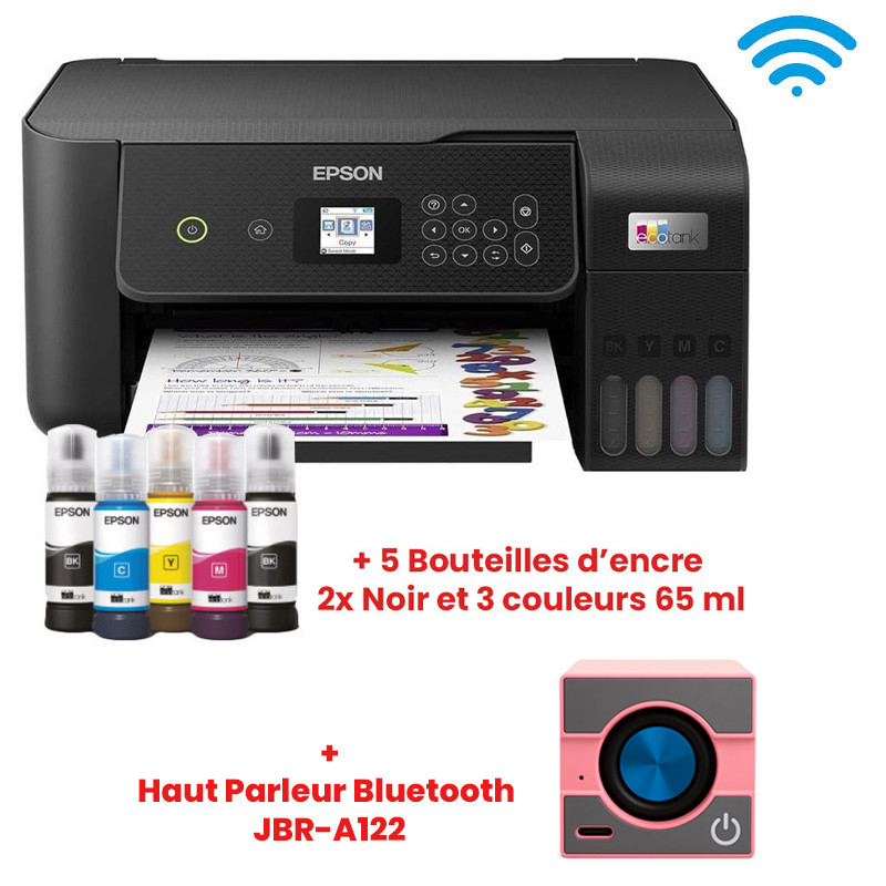 Imprimante Epson EcoTank L3260 3 En1 à Réservoir d'Encre Couleur Wifi en Tunisie