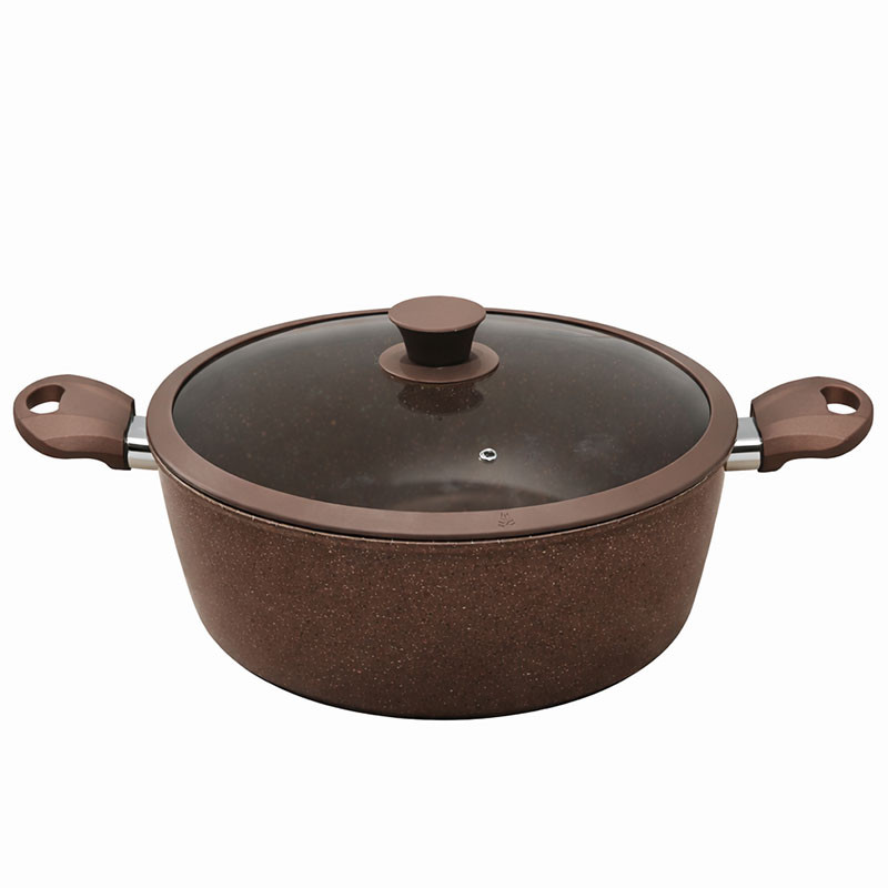 Faitout MCS 24Cm Granite Marron en Tunisie