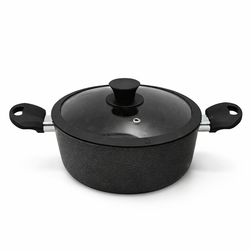 Faitout MCS 28Cm Granite Noir en Tunisie