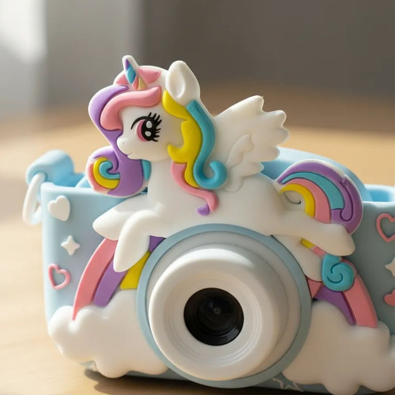 Appareil Photo Numérique Licorne Pour Enfants Bleu en Tunisie