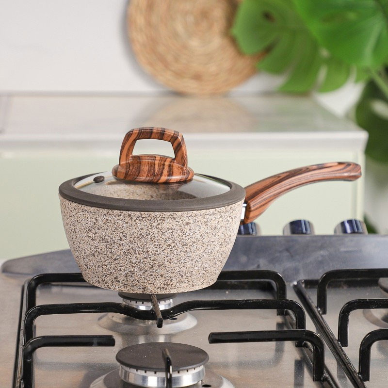 Batterie de Cuisine Falez 37 Pièces Granite Beige en Tunisie