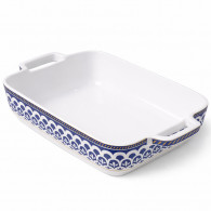 Plat à Four Rectangulaire En Céramique 1.6 L Bleu En Tunisie