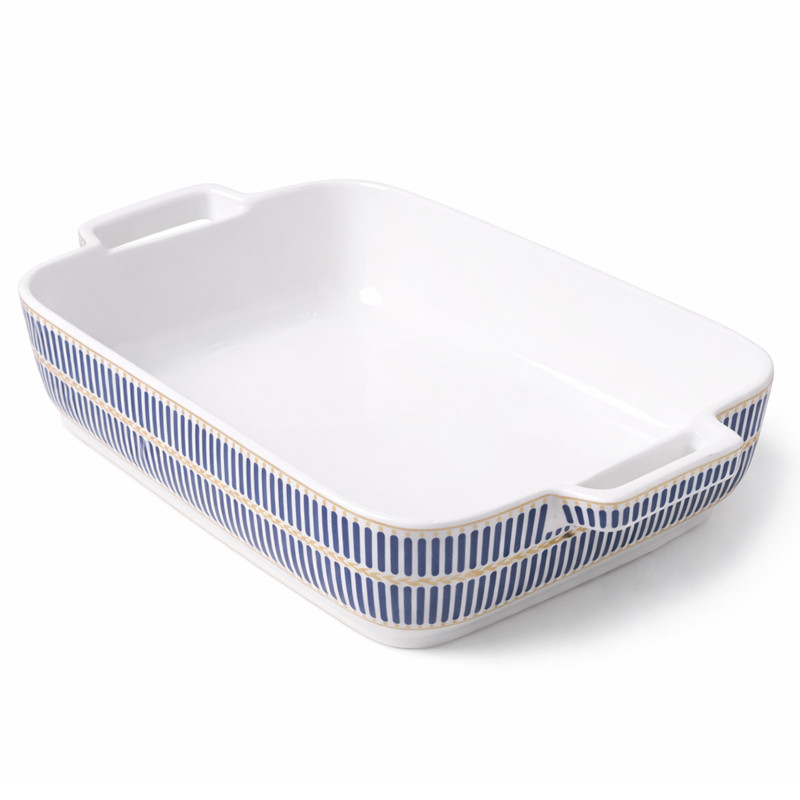 Plat à Four Rectangulaire En Céramique 2.4 L Bleu En Tunisie