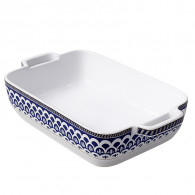 Plat à Four Rectangulaire En Céramique 0.8L Bleu En Tunisie