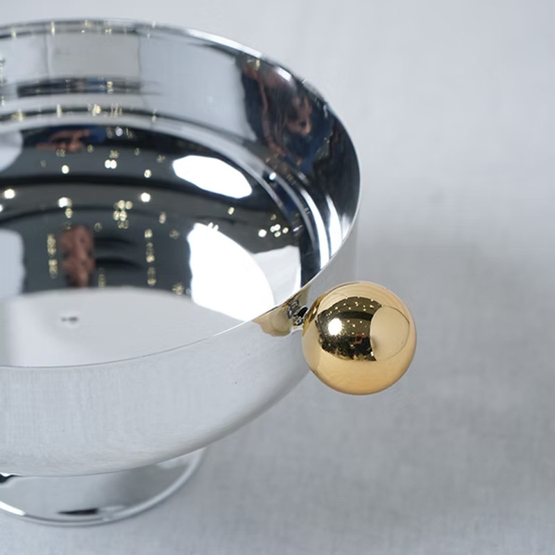 Mefred Rond Avec Pied 17 Cm Métal en Tunisie