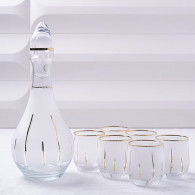 Coffret de Carafe Avec 6 Verres à Jus En Verre En Tunisie