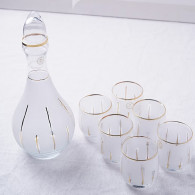 Coffret de Carafe Avec 6 Verres à Jus En Verre En Tunisie