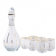 Coffret de Carafe Avec 6 Verres à Jus En Verre En Tunisie