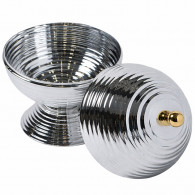 Bonbonnière En Métal GM Argent & Doré