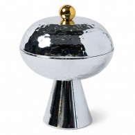 Bonbonnière De Luxe En Métal Argent & Doré en Tunisie