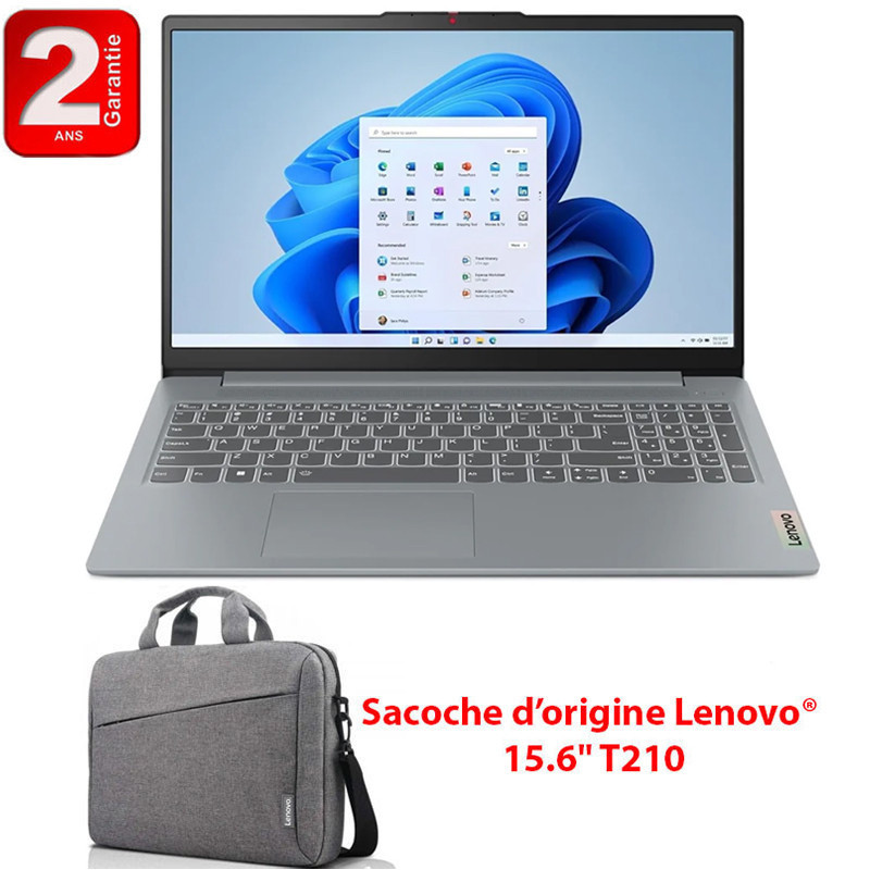 Ordinateur Portable Lenovo IdeaPad Slim 3 15IAH8 I5 12Gén 8Go 256Go SSD Gris en Tunisie