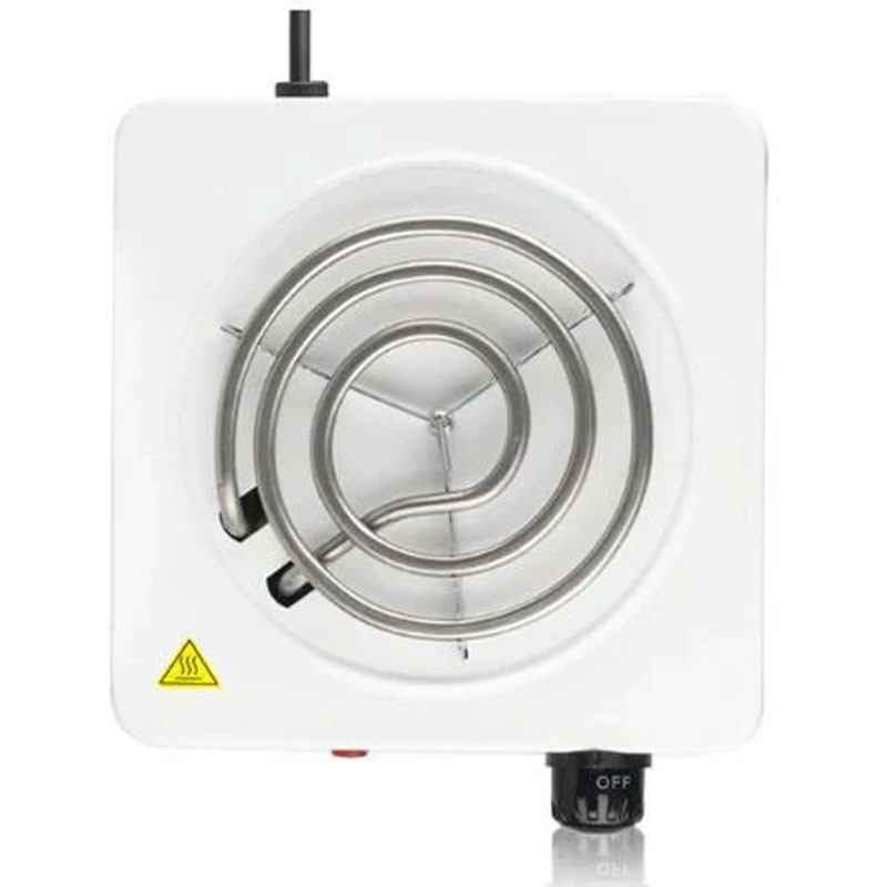 Plaque de Cuisson Électrique JX-1010B 1000W Blanc en Tunisie