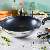 Poêle wok Tefal Primary 28Cm Inox EN Tunisie