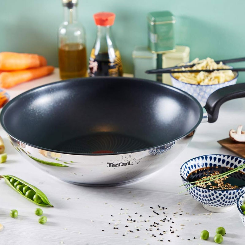 Poêle wok Tefal Primary 28Cm Inox EN Tunisie