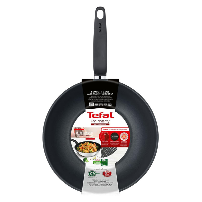 Poêle wok Tefal Primary 28Cm Inox EN Tunisie