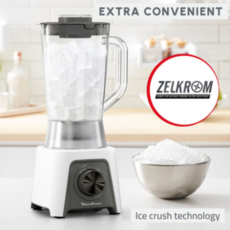 Blender Moulinex LM2C0110 450W 1.5L Blanc en Tunisie