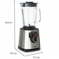 Blender Moulinex Perfect Mix+ 1200W 2L Noir en Tunisie