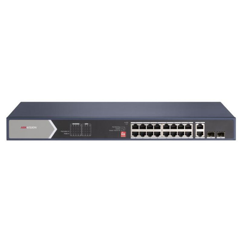 Switch Hikvision DS-3E0520HP-E 16 Port Gigabit Smart POE 2 Gigabit SFP en Tunisie