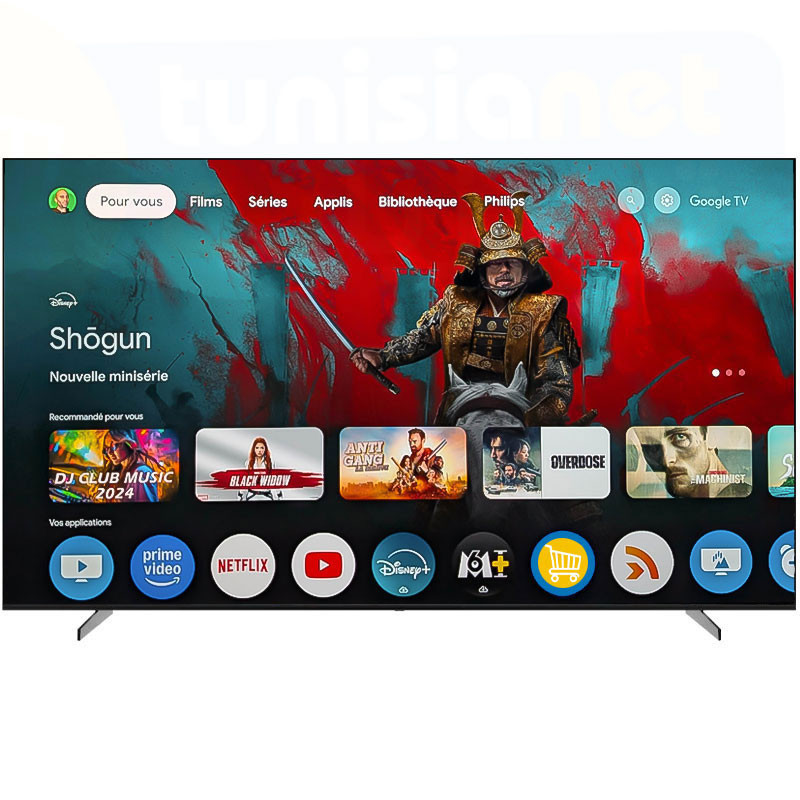 Tv Vega F100F1QBG 100" QLED 4k UHD Smart Tv Noir en Tunisie