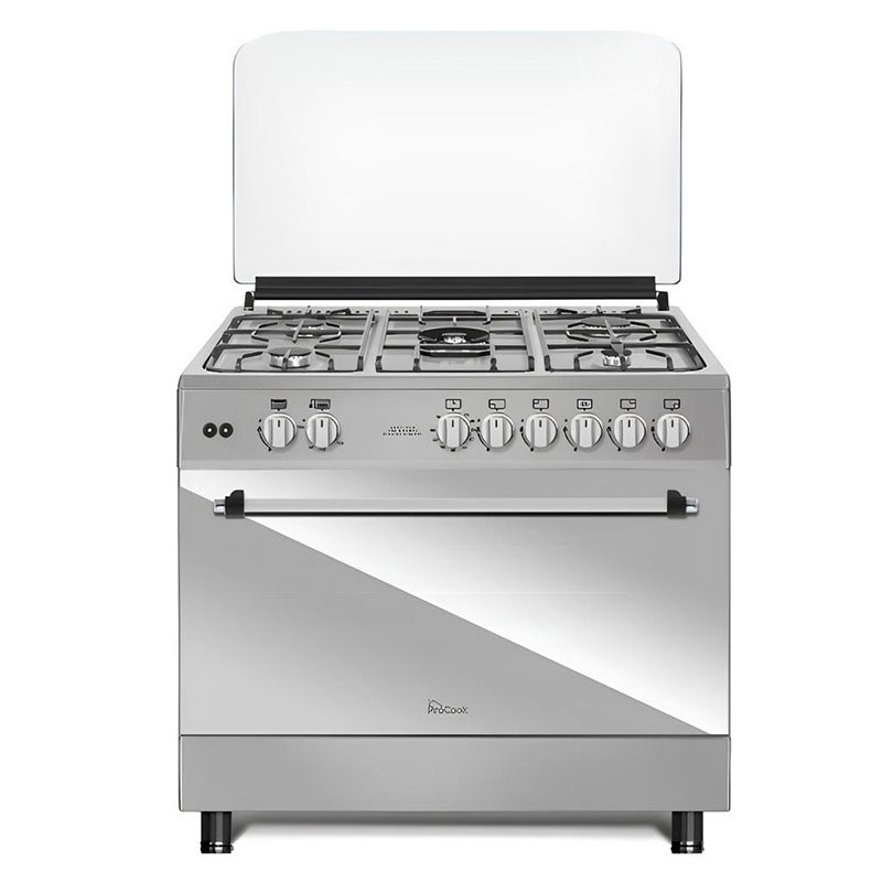 Cuisinière à Gaz Procook TG6950IX 5 Feux Inox en Tunisie