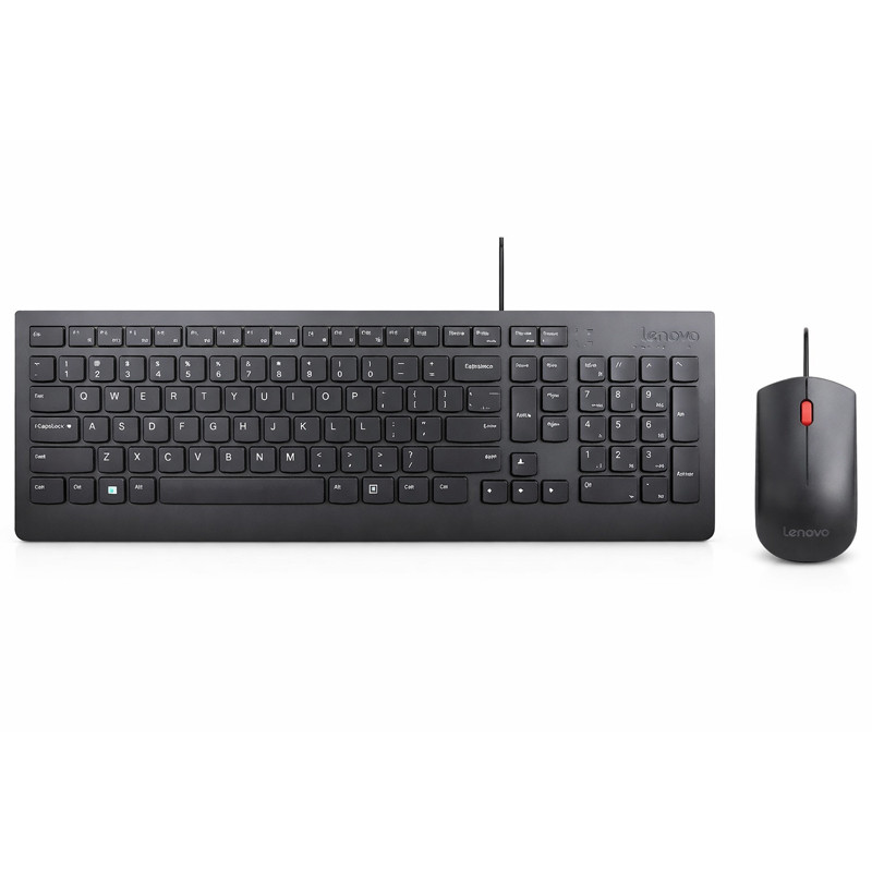 Ensemble Clavier & Souris Filaire Lenovo Essential Noir en Tunisie