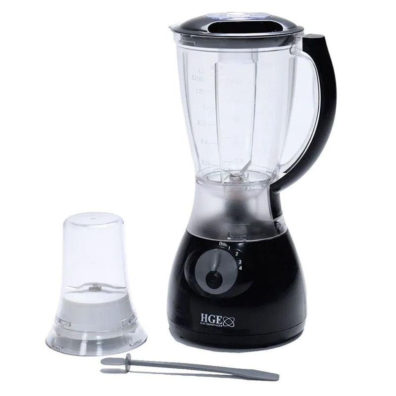 Blender Avec Moulin HGE 350W 1.5L Noir en Tunisie