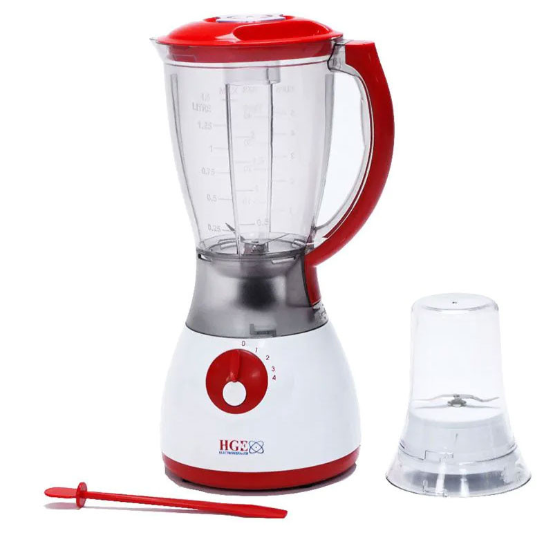 Blender Avec Moulin HGE 350W 1.5L Rouge en Tunisie