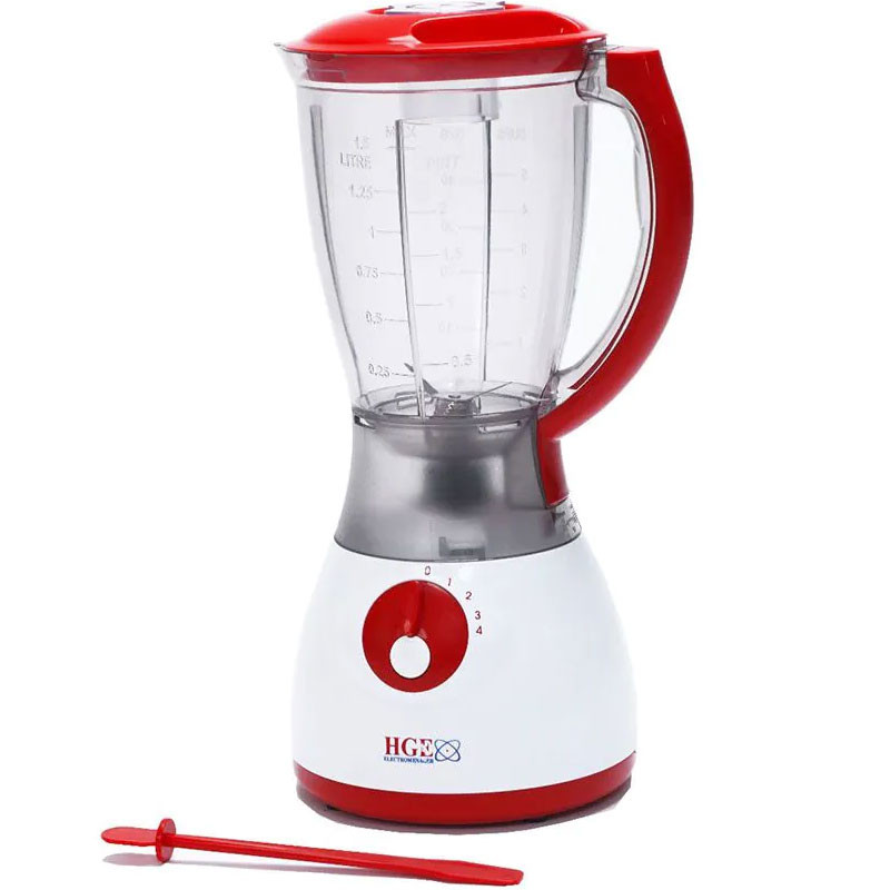 Blender Avec Moulin HGE 350W 1.5L Rouge en Tunisie